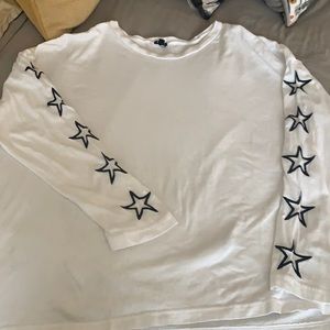 White long sleeve t-shirt
